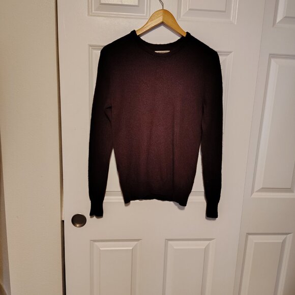 Goodthreads Plum Purple 100% Merino Wool Sweater Top - Picture 2 of 6